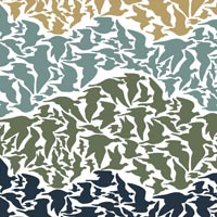 Integral Mesh Custom Projects - Migrating Birds Olive
