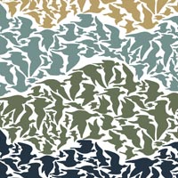 Integral Mesh Custom Projects - Migrating Birds Olive
